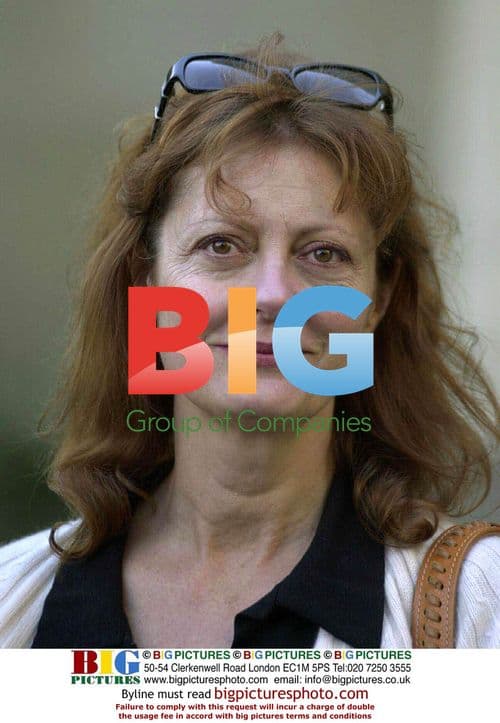 Susan Sarandon Leaving Sheraton in Edinburgh