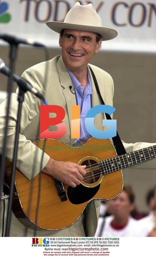 James Taylor performs for NBC Today Show