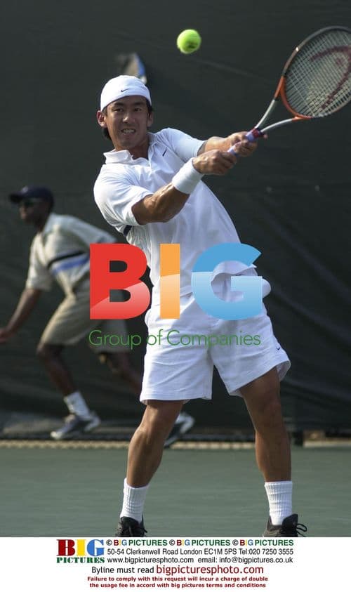 Tennis Pro Alex Kim in Action at Legg Mason Classic