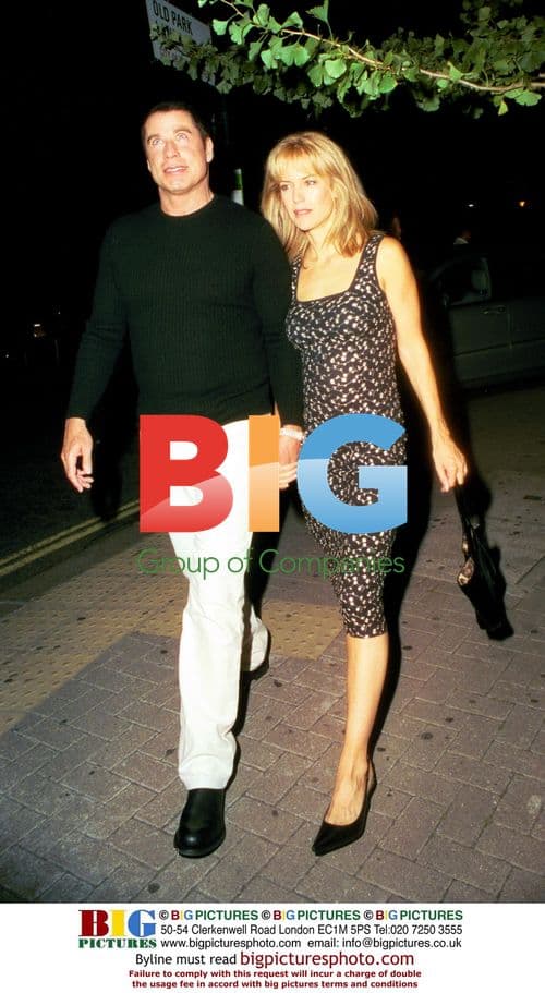 JOHN TRAVOLTA AND KELLY PRESTON AT NOBU
