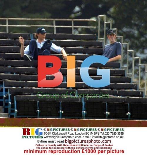 Prince Harry Smoking at Polo Match