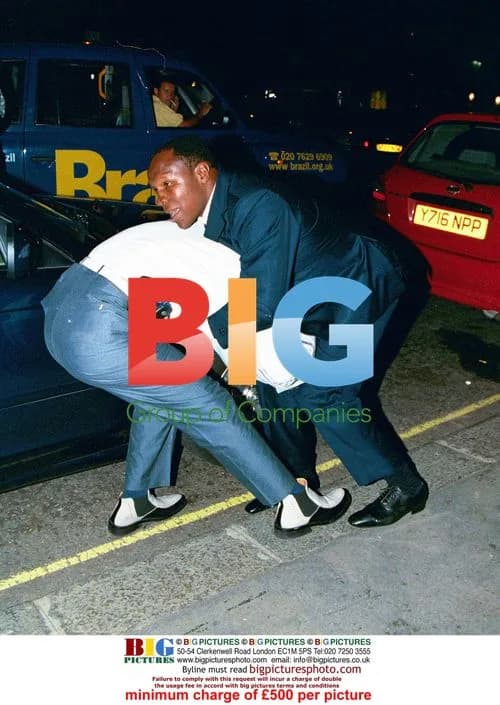 Chris Eubank in Scrap Outside London Hotel
