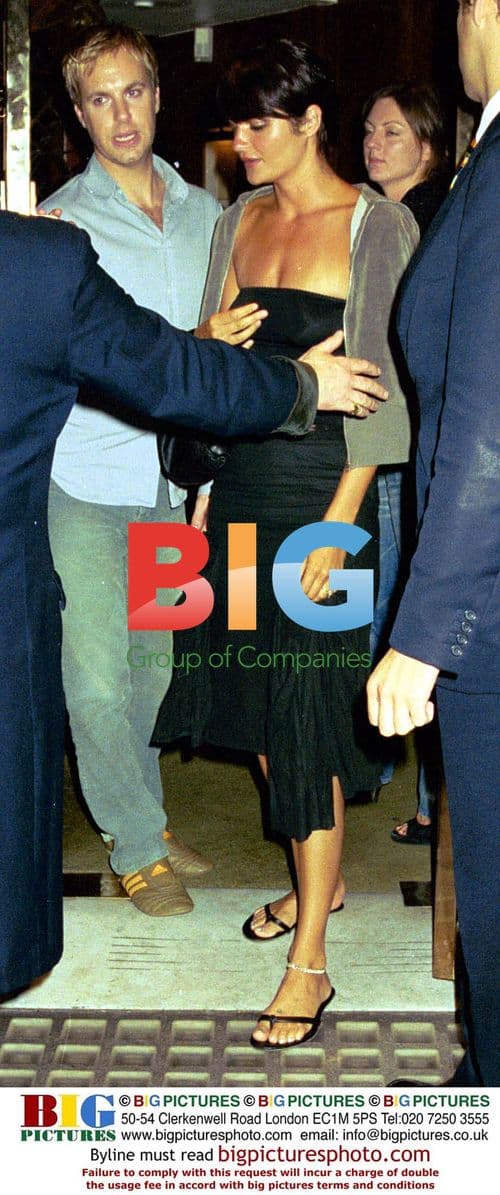 Helena Christensen at Ivy Restaurant