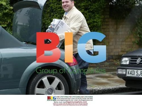 Chris Moyles Sneaking Snacks to Car