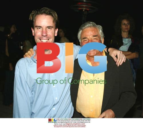 Miramax's Mark Gill and Peter Falk at "Undisputed" premiere