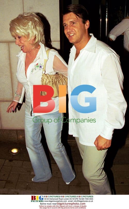 Barbara Windsor Leaving Nobu in London