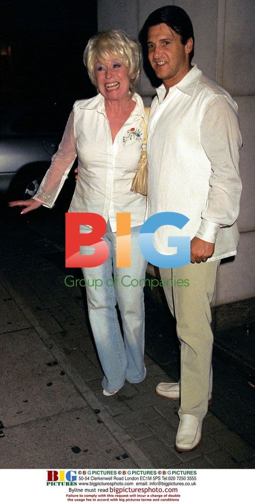 Barbara Windsor Leaving Nobu Restaurant