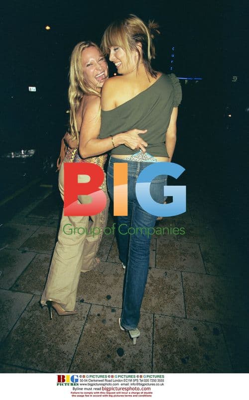 Model Catalina and Actress Brenda Swanson at Teatro's Restaurant