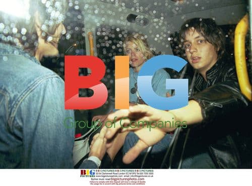 Amanda de Cadenet with The Strokes