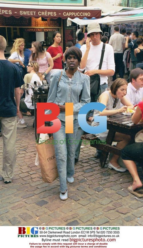 Vernon Kaye and June Sarpong Shopping at Camden Market