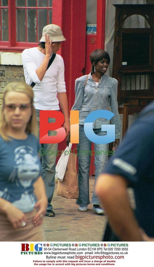 Vernon Kaye and June Sarpong Shopping at Camden Market