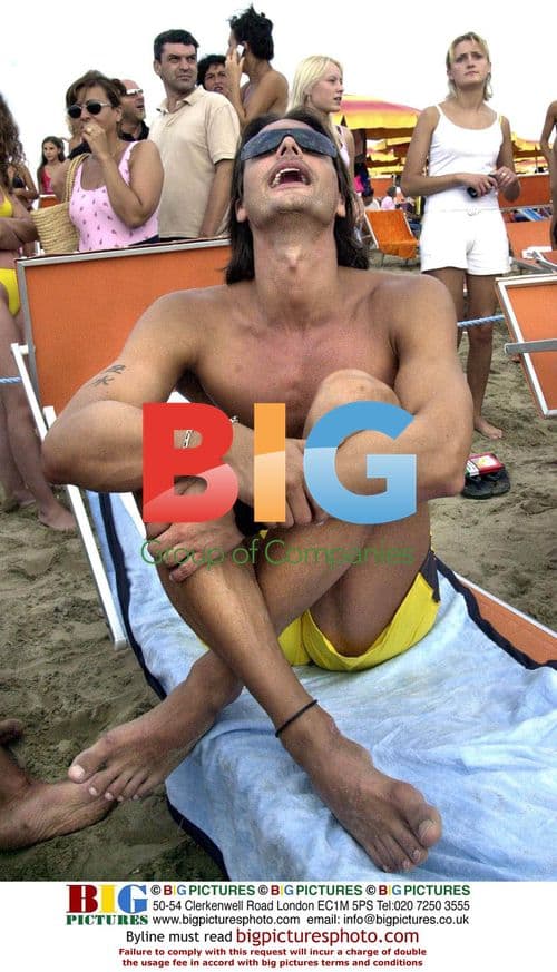 Marcus Schenkenberg on holiday in Milano Marittima