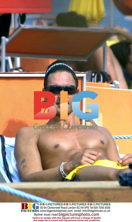 Marcus Schenkenberg on holiday in Milano Marittima