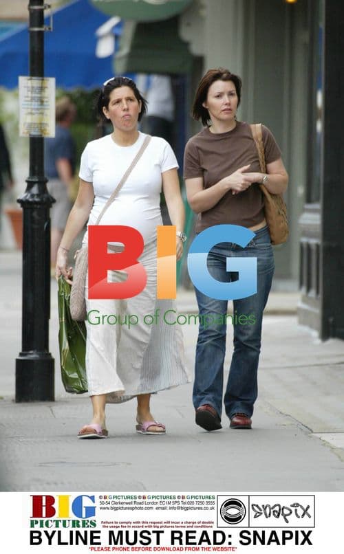 Sharleen Spiteri Pregnant Shopping in London