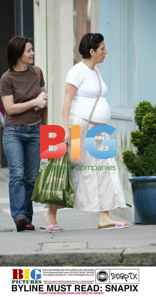 Sharleen Spiteri Pregnant Shopping in London