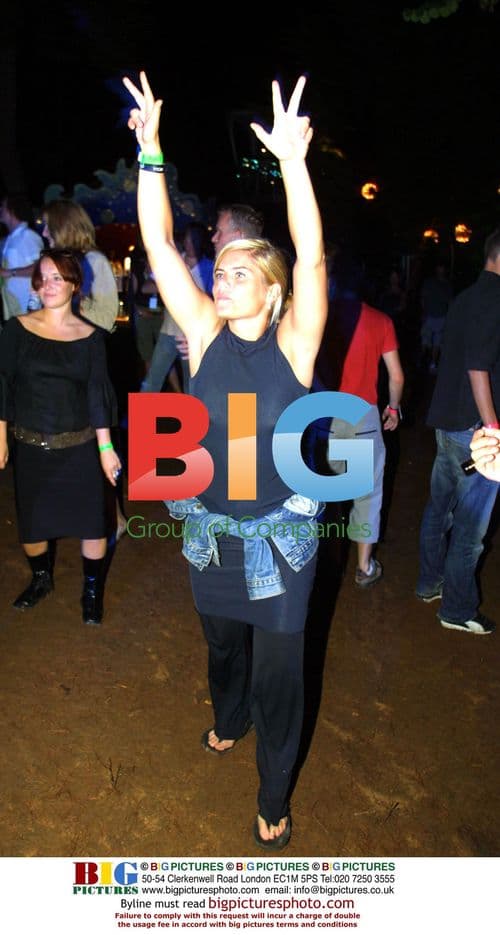 Party-goers at Ibiza festival