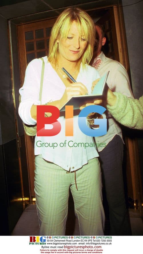 TV Presenter Gaby Roslin at The Ivy Restaurant