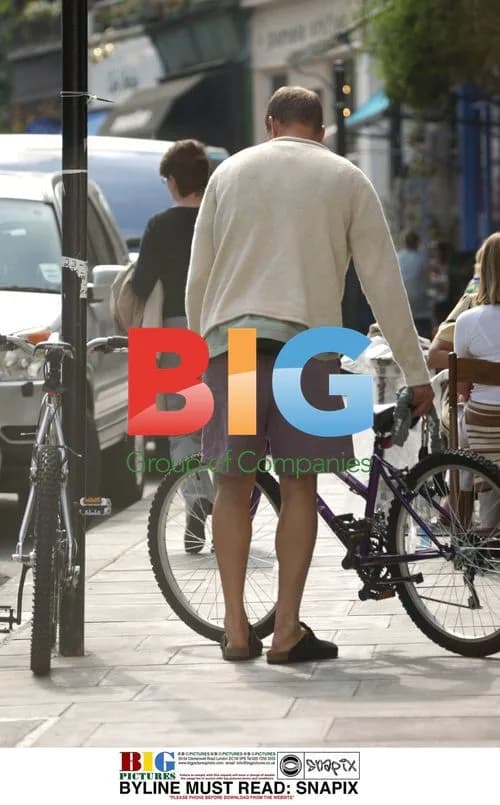 Woody Harrelson on Bicycle in North London