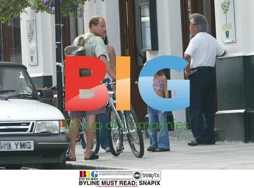 Woody Harrelson Bicycling with Family