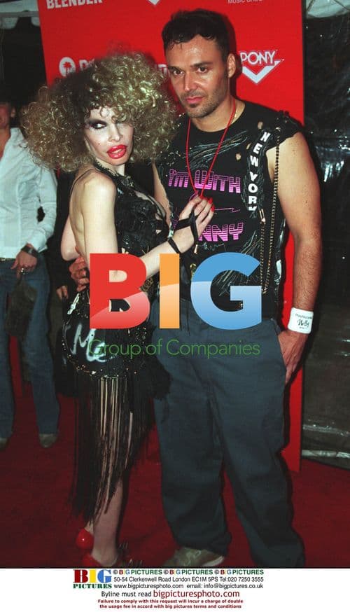 Photographer David LaChapelle and Amanda Lepore at VMA After-Party