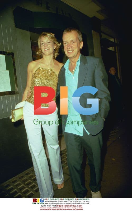 Frank Skinner at The Ivy with new friend