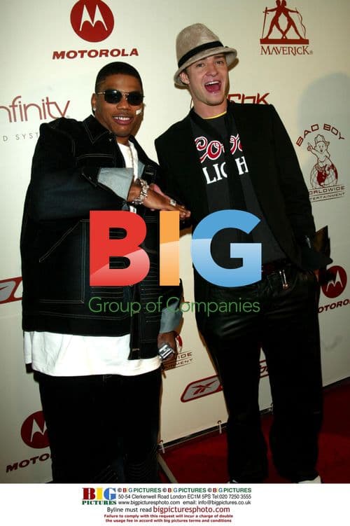 Nelly and Justin Timberlake at 2002 MTV VMA Party