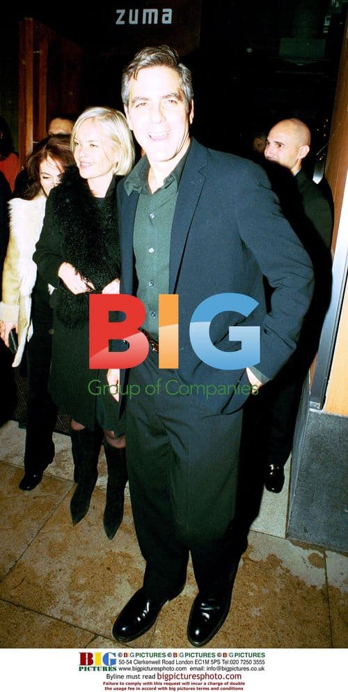 George Clooney and Mariella Frostrup at Zuma