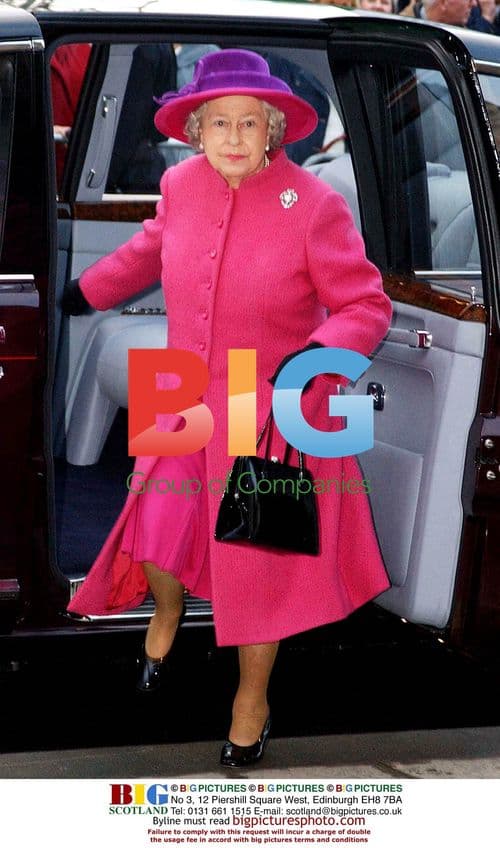 Queen Elizabeth Arrives at Holyrood Palace