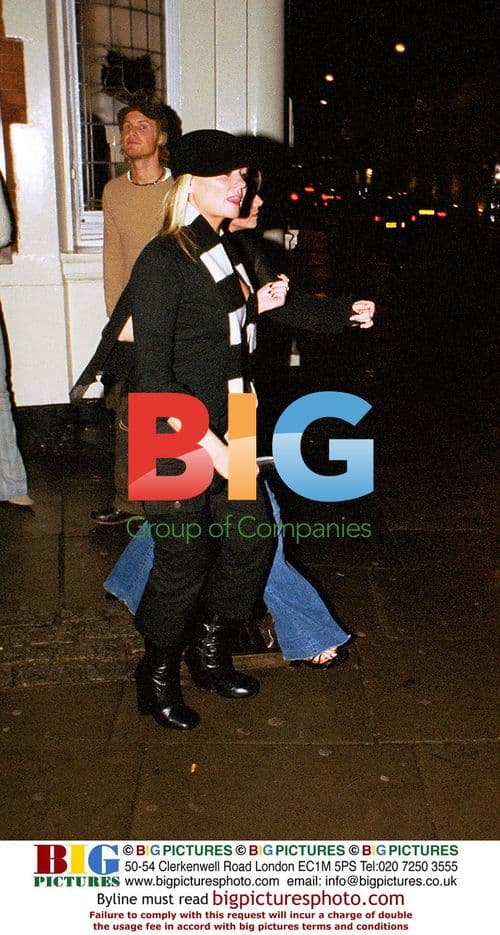 Emma Bunton Leaving the Wellington Club