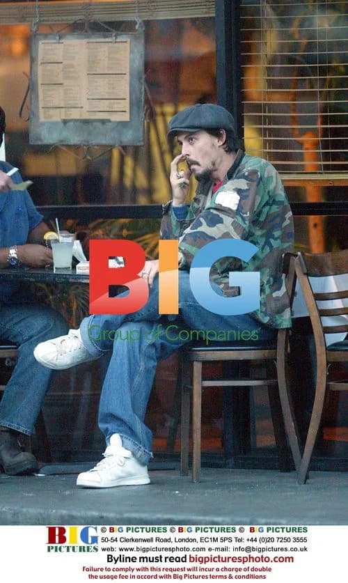 Johnny Depp Picks Nose Outside LA Restaurant