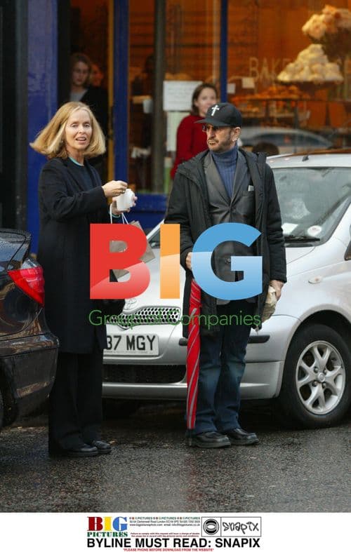 Ringo Starr Shopping with Wife Barbara Bach