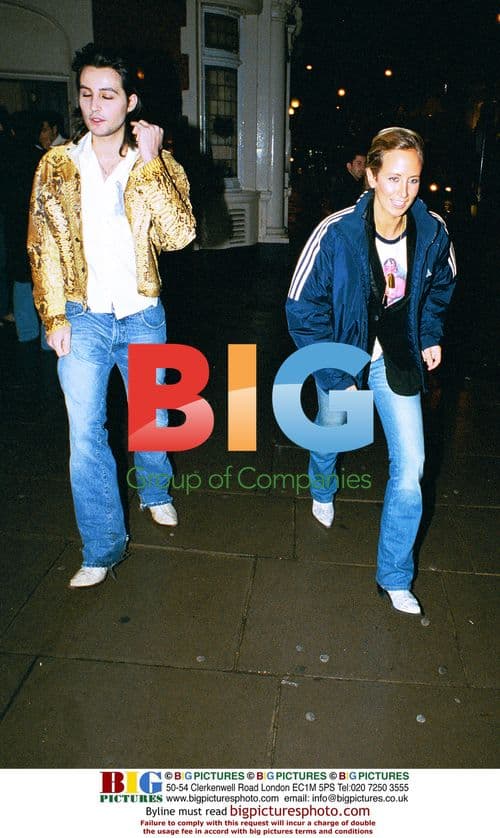 Rocky Mazzilli and Lady Victoria Hervey Leaving Club