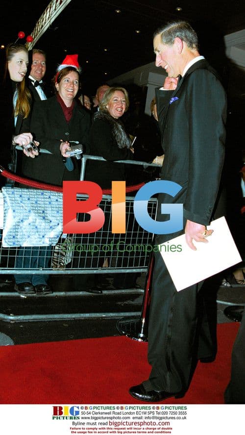 Prince Charles at Royal Variety Performance 2002