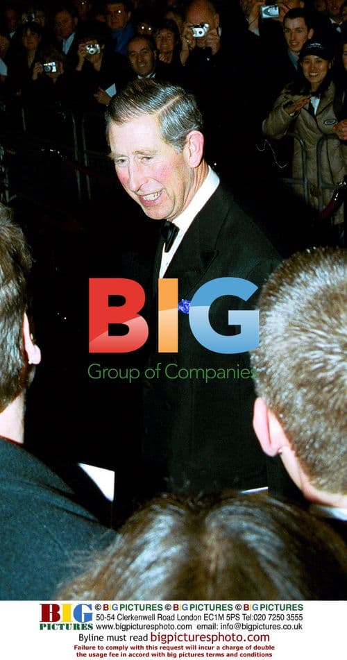 Prince Charles at Royal Variety Performance 2002
