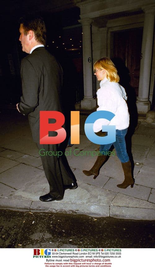 Geri Halliwell Leaving EMI Christmas Party