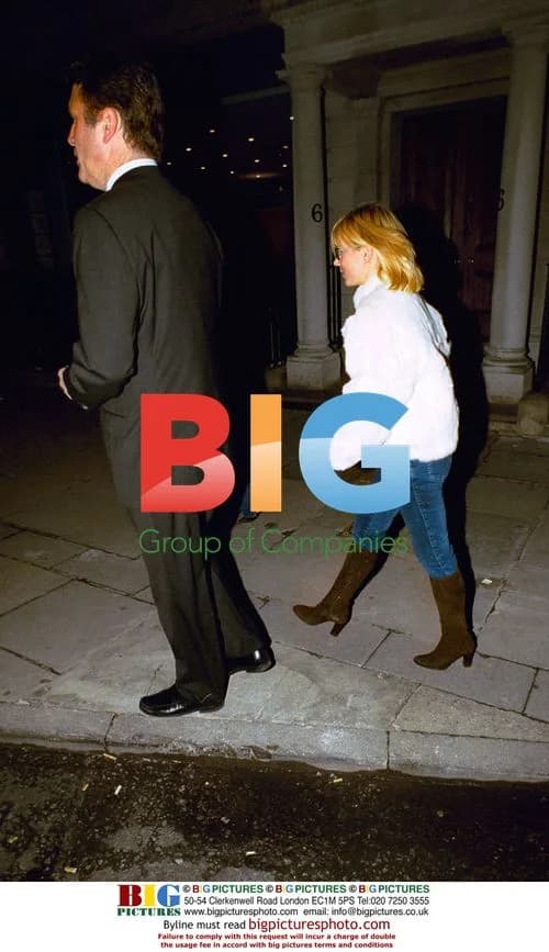 Geri Halliwell Leaving EMI Christmas Party
