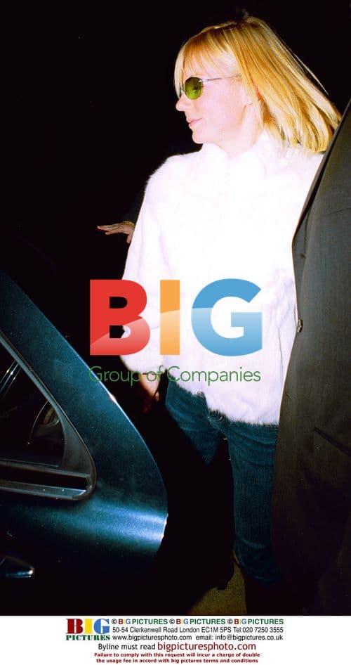 Geri Halliwell Leaves EMI Christmas Party