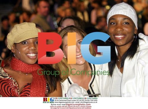 Serena, Monica, and Venus at Escada Fashion Show