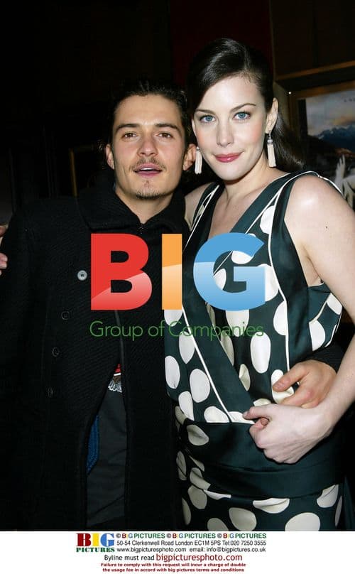 Co-stars Orlando Bloom and Liv Tyler at "The Lord Of The Rings" Premiere