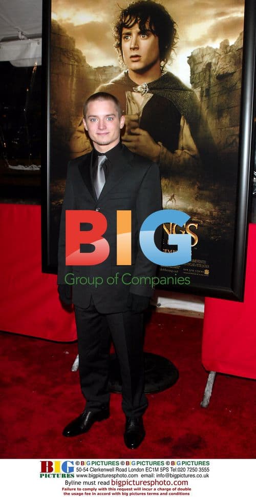 Elijah Wood at 'The Lord Of The Rings' Premiere