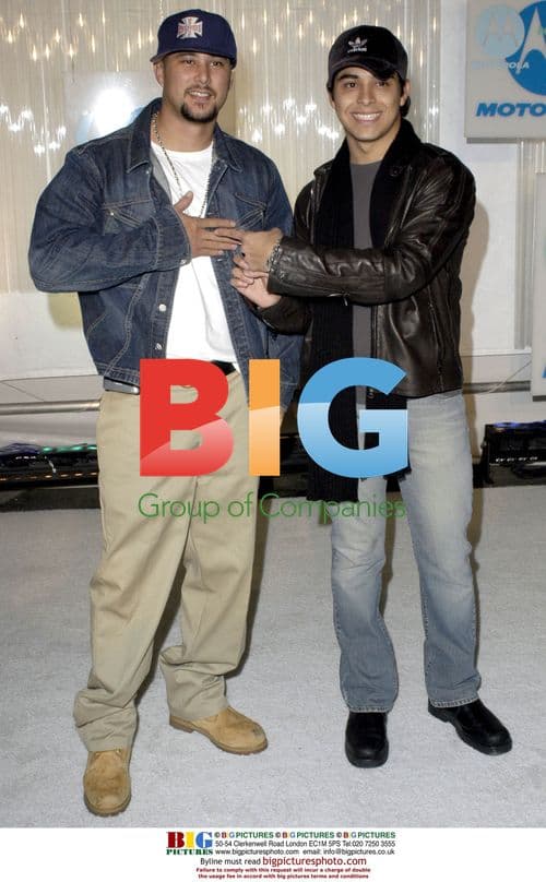 Cris Judd and Wilmer Valderrama at Motorola Party