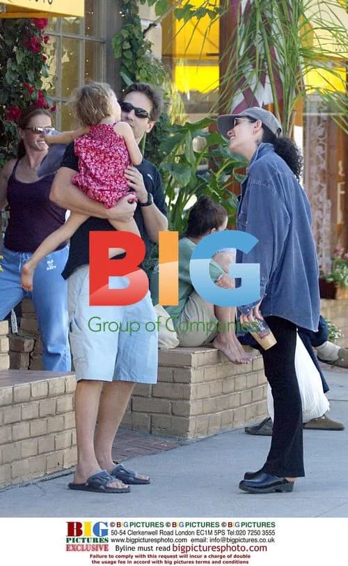 David Duchvony and Julianna Margulies Meet in Santa Monica
