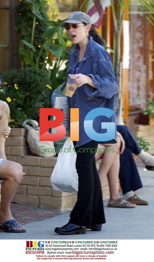 David Duchvony and Julianna Margulies meet up in Santa Monica