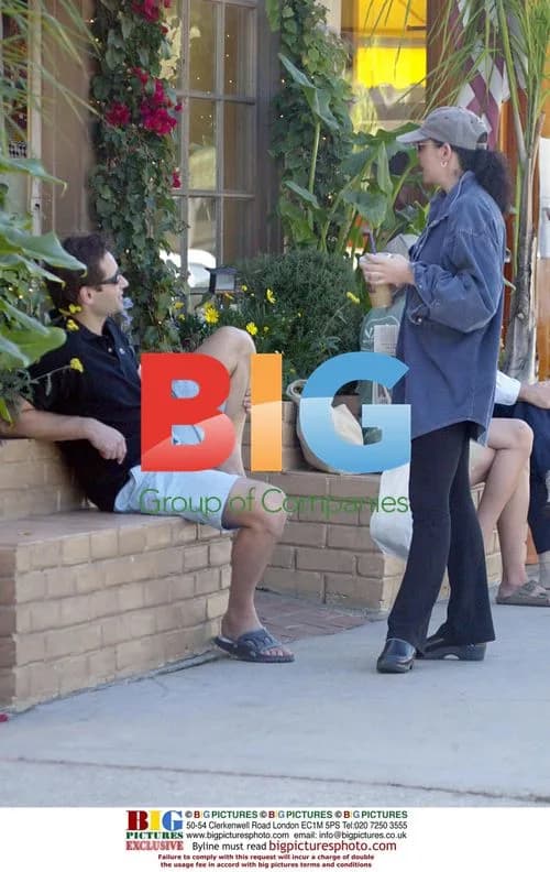 David Duchvony and Julianna Margulies meet up in Santa Monica