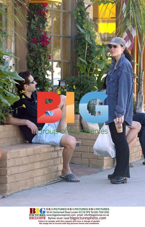David Duchovny and Julianna Margulies in Santa Monica