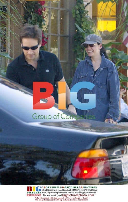 David Duchvony and Julianna Margulies meet up