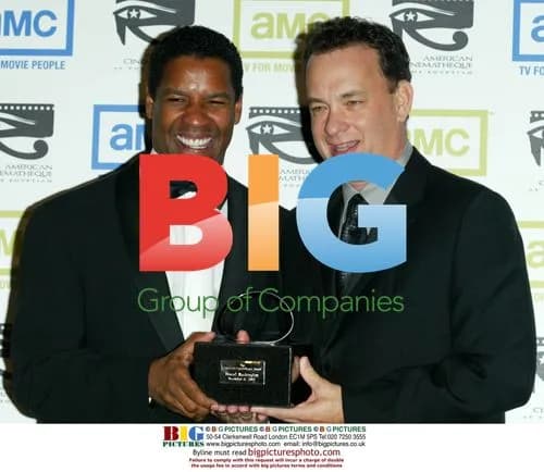 Denzel Washington & Tom Hanks at 2002 American Cinematheque Awards