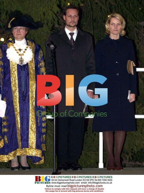 Norwegian royals light Trafalgar Square Christmas tree