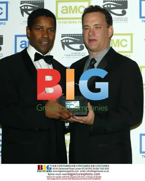 Denzel Washington and Tom Hanks at American Cinematheque Honoring
