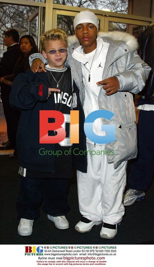 Lil Bowwow and Jonathan Lipnicki at Like Mike Premiere